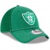 Men's Oakland Raiders New Era Kelly Green St. Patrick's Day Classic Shade Neo 39THIRTY Flex Hat 2924408